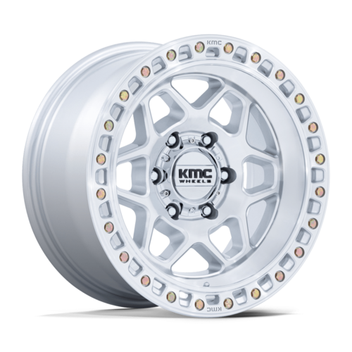 KMC KM553 TORX 17x8.5 Inch Alloy Wheel with 6x135 Bolt Pattern and Machined Face Finish