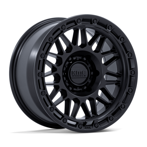 KMC KM555 Attack 17x8.5 Matte Black Alloy Wheel with 6x135 Bolt Pattern and +25 Offset