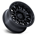 KMC KM555 Attack 17x8.5 Matte Black Wheel with 6x135 Bolt Pattern and -10 Offset