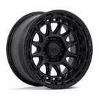 KMC KM556 CRUX 17x8.5 Blackout Off-Road Wheel with 6x114.3 Bolt Pattern and +25 Offset