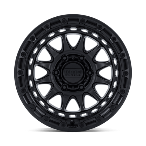 KMC KM556 CRUX 17x8.5 Blackout Wheel with 6x135 Bolt Pattern and +25 Offset
