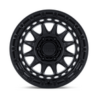 KMC KM556 CRUX 17x8.5 Blackout Off-Road Wheel with 6x114.3 Bolt Pattern and +25 Offset