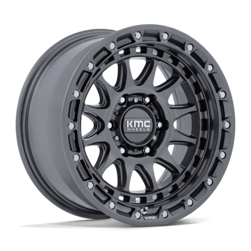 KMC KM556 CRUX 17x8.5 Inch Gloss Gunmetal Wheel with 6x135 Bolt Pattern and 87.10mm Center Bore