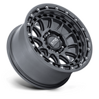 KMC KM556 CRUX 17x8.5 Inch Gloss Gunmetal Aluminum Wheel for 6x139.7 Bolt Pattern with +25 Offset and 106.10mm Center Bore