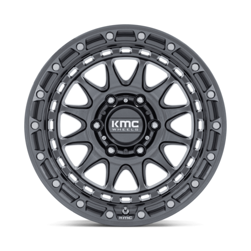 KMC KM556 CRUX 17x8.5 Inch Gloss Gunmetal Wheel with 6x135 Bolt Pattern and +25 Offset