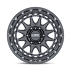 KMC KM556 CRUX 17x8.5 Inch Gloss Gunmetal Wheel with 6x135 Bolt Pattern and +25 Offset