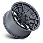 KMC KM732 Archer 17x8.5 Inch Gloss Anthracite Wheel with 6x139.7 Bolt Pattern and 0 Offset