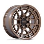 KMC KM732 Archer 17x8.5 Matte Bronze Alloy Wheel with 6x139.7 Bolt Pattern and 106.10mm Center Bore