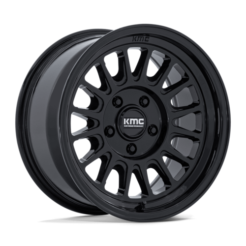 KMC Impact FFT 17x8.5 Wheel with Gloss Black Finish and 6x135 Bolt Pattern