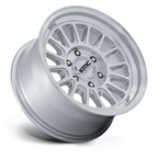 KMC Impact FFT 17x8.5 Inch Gloss Silver with Machined Face Wheel - 6x135 Bolt Pattern, +0 Offset