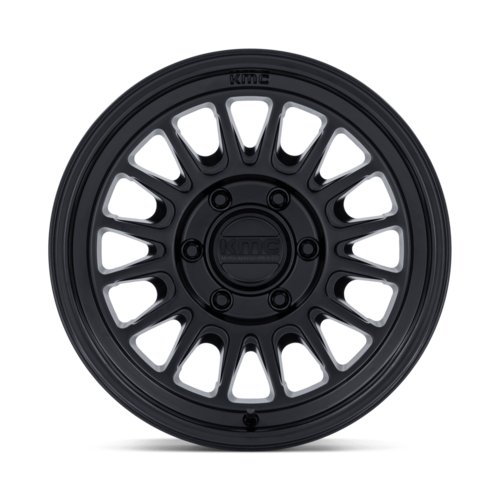 KMC Impact FFT 18x9 Matte Black Wheel with 8x180 Bolt Pattern and +18 Offset
