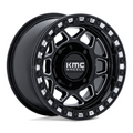 KMC Powersports KS241 TORX UTV Beadlock 15x8 Wheel with Gloss Black Milled Finish