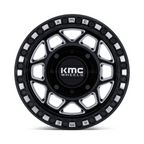 KMC Powersports KS241 TORX UTV Beadlock 15x8 Wheel with Gloss Black Milled Finish
