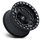 KMC Powersports KS241 TORX UTV Beadlock 15x8 Wheel with Gloss Black Milled Finish