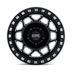 KMC Powersports KS241 TORX UTV Beadlock 15x8 Wheel with Gloss Black Milled Finish