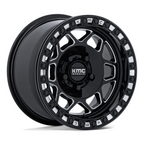 KMC Powersports KS241 TORX UTV Beadlock Wheel 15x7 - Gloss Black Milled, 5x114.3 Bolt Pattern, +38 Offset