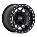 KMC Powersports KS241 TORX UTV Beadlock Wheel 15x7 - 6x139.7 Bolt Pattern, +38 Offset, Gloss Black Milled Finish
