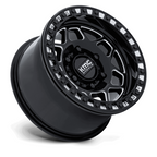 KMC Powersports KS241 TORX UTV Beadlock Wheel 15x7 - 6x139.7 Bolt Pattern, +38 Offset, Gloss Black Milled Finish