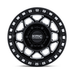 KMC Powersports KS241 TORX UTV Beadlock Wheel 15x7 - 6x139.7 Bolt Pattern, +38 Offset, Gloss Black Milled Finish