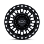 KMC Powersports KS242 Aztec UTV Beadlock Wheel - 15x10, 4x156 Bolt Pattern, Gloss Black Milled Finish