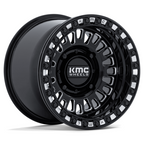 KMC Powersports KS242 Aztec UTV Beadlock 15x7 Wheel in Gloss Black Milled