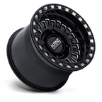 KMC Powersports KS242 Aztec UTV Beadlock 15x7 Wheel in Gloss Black Milled
