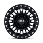 KMC Powersports AZTEC UTV Beadlock Wheel 15x10 - Gloss Black Milled Finish, 6x139.7 Bolt Pattern, +0 Offset