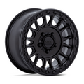 KMC Powersports Impact UTV Beadlock Wheel - Satin Black Finish, 15x7, 6x139.7 Bolt Pattern, +38 Offset