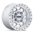 KMC Powersports KS241 TORX UTV Beadlock Wheel 15x8 with Machined Finish and 5x114.3 Bolt Pattern