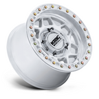 KMC Powersports KS241 TORX UTV Beadlock 15x7 Wheel with Machined Finish and 6x139.7 Bolt Pattern