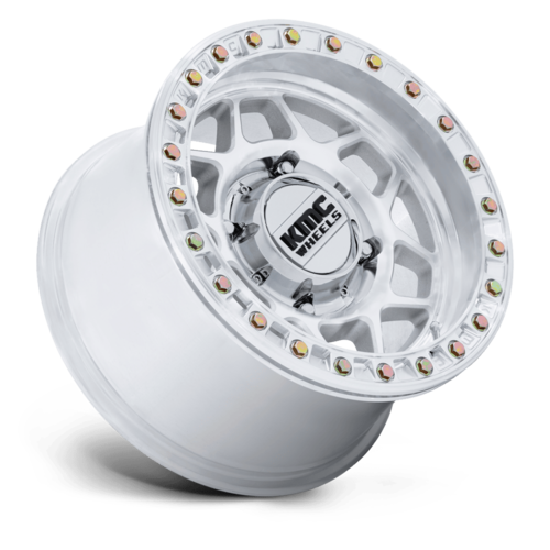 KMC Powersports KS241 TORX UTV Beadlock Wheel 15x7 - 4x156 Bolt Pattern, +38 Offset, Machined Finish