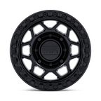 KMC Powersports KS241 TORX UTV Beadlock Wheel - 15x7 inches, Matte Black with Gloss Black Ring, 5x114.3 Bolt Pattern, +38 Offset