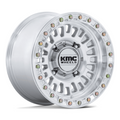 KMC Powersports AZTEC UTV Beadlock Wheel 15x7 with 5x114.3 Bolt Pattern and Machined Finish