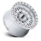 KMC Powersports KS242 AZTEC UTV Beadlock Wheel - 15x7 Inch, 6x139.7 Bolt Pattern, +38 Offset, Machined Finish