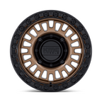 KMC Powersports AZTEC UTV Beadlock Wheel 15x8 - Matte Bronze with Black Ring