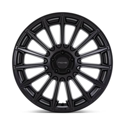 Niche 1PC Amalfi 20x9 Matte Black Wheel with 5x112 Bolt Pattern and +25 Offset