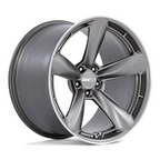 American Racing TTF 20x11 Matte Anthracite with Machined Lip Wheel - 5x115 Bolt Pattern, -6 Offset