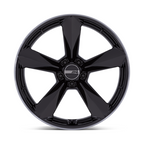 American Racing TTF 20x11 Gloss Black with Double Dark Tint Lip Wheel - 5x114.3 Bolt Pattern +50 Offset