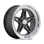 American Racing Vintage VN514 Groove 20x10 Anthracite with Diamond Cut Lip, 5x127 Bolt Pattern, -20 Offset, 78.10 Center Bore