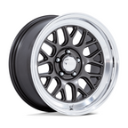 American Racing Vintage VN516 G-FORCE 17x9 Matte Anthracite with Diamond Cut Lip Wheel