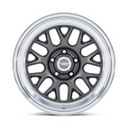 American Racing Vintage VN516 G-FORCE 18x8 Matte Anthracite Wheel with Diamond Cut Lip, 5x120.65 Bolt Pattern, +0 Offset