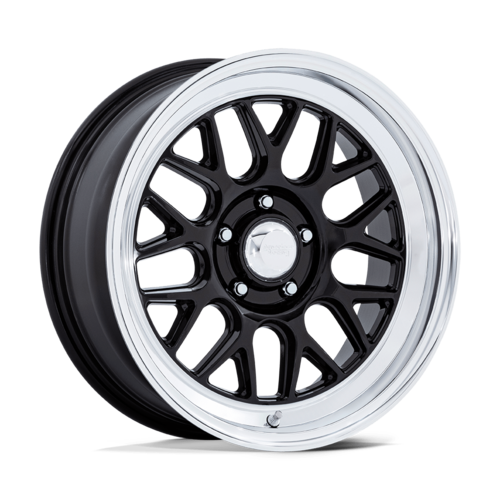 American Racing Vintage VN516 G-FORCE 18x9 Gloss Black with Diamond Cut Lip Wheel