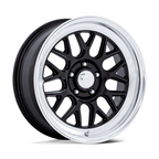 American Racing Vintage VN516 G-FORCE 17x8 Gloss Black with Diamond Cut Lip Wheels