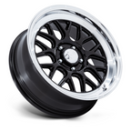 American Racing Vintage VN516 G-FORCE 18x9 Gloss Black with Diamond Cut Lip Wheels