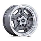 American Racing Vintage VN517 Marauder 18x8 Inch Anthracite with Diamond Cut Lip Wheel
