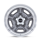 American Racing Vintage VN517 Marauder 22x10 Inch Anthracite with Diamond Cut Lip Wheel