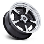 American Racing Vintage VN517 Marauder 20x8.5 Inch Gloss Black Machined Wheel with Diamond Cut Lip, 5x127 Bolt Pattern, +6 Offset