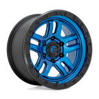 Fuel 1PC D790 Ammo 17x9 Blue with Black Lip Wheel - 5x127 Bolt Pattern, -12mm Offset