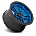 Fuel 1PC D790 Ammo 17x9 Blue with Black Lip Wheel - 5x127 Bolt Pattern, -12mm Offset