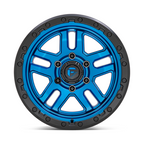 Fuel 1PC D790 Ammo 17x9 Wheel with Blue Finish and Black Lip, 6x139.7 Bolt Pattern, -12mm Offset
